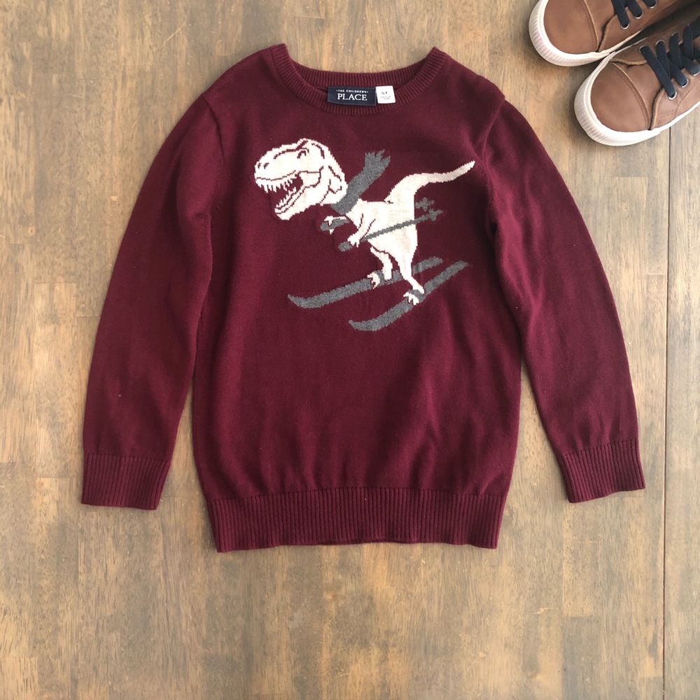 Children’s Place Boy Dino Ski Sweater